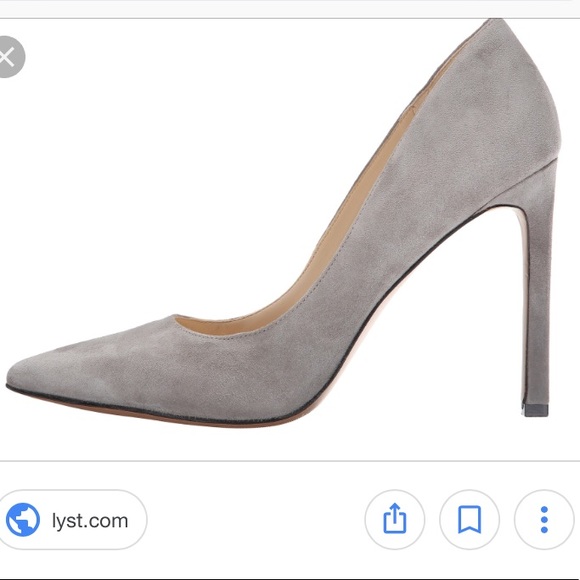 nine west grey heels